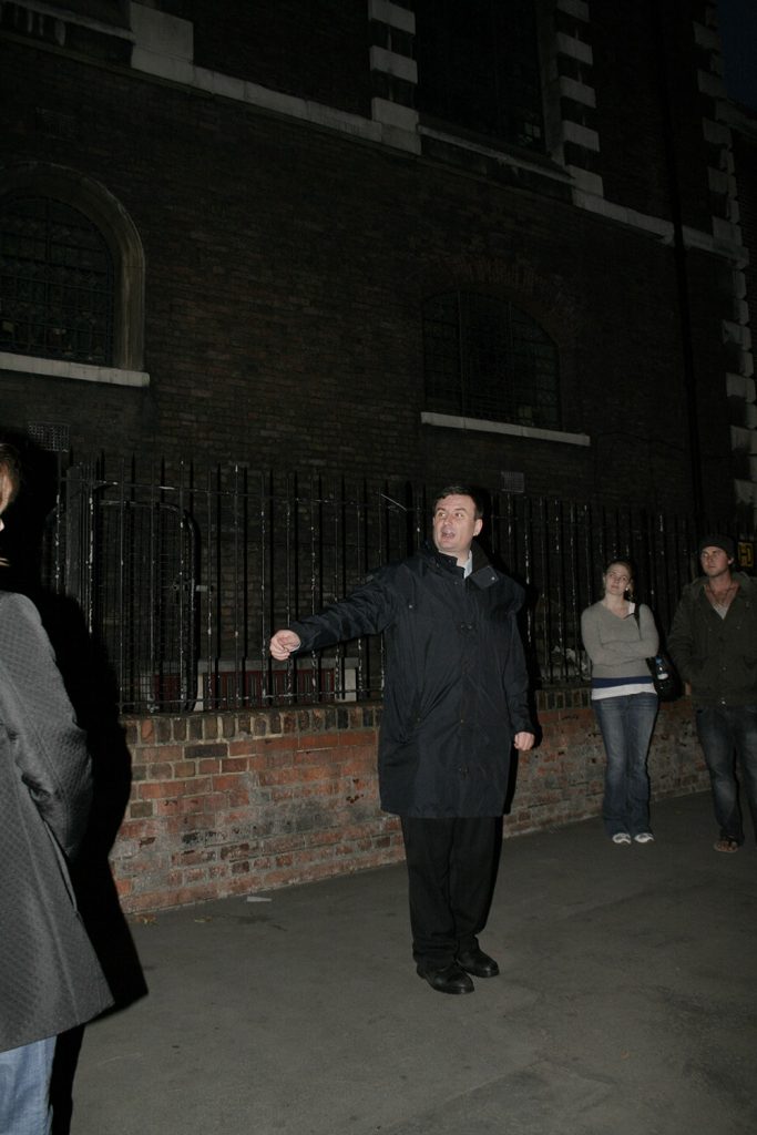 Jack the Ripper tour guide